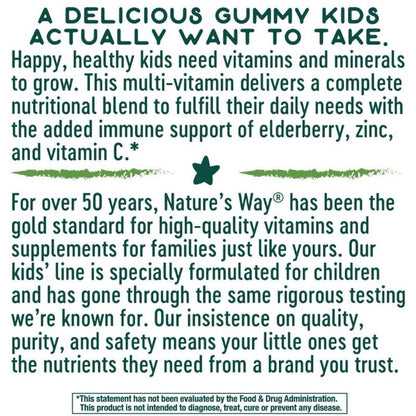 LowCostPh | Nature's Way, Kids, Growing Bones & Muscle, Cool, Calm & Collected, Brain Builder, Gummy
