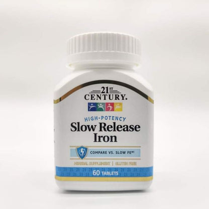 USA Onhand | 21st Century, Iron 65 mg, Iron 27 mg, Slow Release Iron Dietary Supplements.