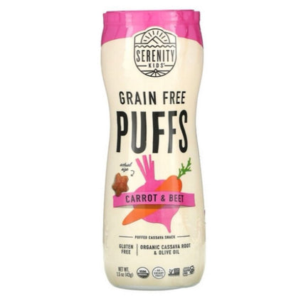 Low Cost Ph | Serenity Kids, Grain Free Puffs, Tomato & Mushroom, 1.5 oz (43 g)