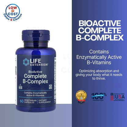 LowCostPH | Life Extension, BioActive Complete B-Complex ( Help Maintain Heart and Cellular Health )