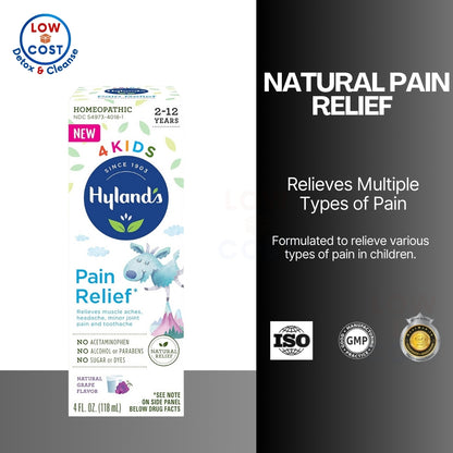 LowCostPH | Hyland's Kids Natural Pain Relief Relieves Muscle Aches Headache Minor Joint Pain