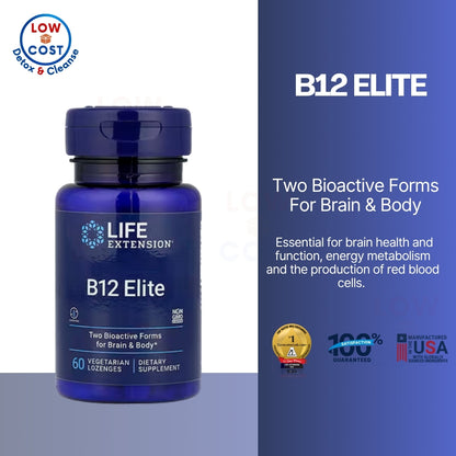 LowCostPH | Life Extension, B12 Elite ( Supports Brain Health and Cognitive Function )