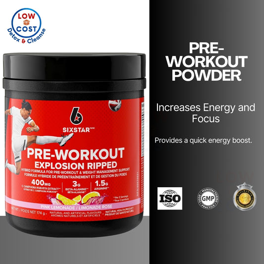 LowCostPH | Six Star Pre-Workout Powder for Men & Women, Pink Lemonade (30 Servings) - Preworkout Exp