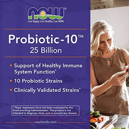 LowCostPH | Now Foods, Probiotic-10, 25 Billion, 50 Billion, 100 Billion Dietary Supplement