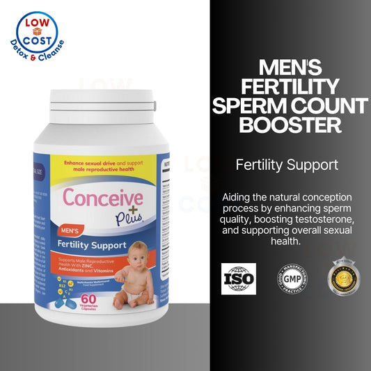 LowCost PH| Conceive Plus Men's Fertility Sperm Count Booster w/ Maca, L-Arginine, Zinc,Folate,Magne