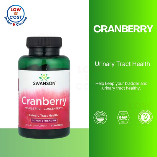LowCostPH | Swanson Cranberry & Cranberry, Whole Fruit Concentrate, Softgels Urinary Tract Health