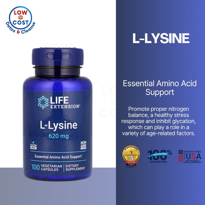 LowCostPH | Life Extension, L-Lysine ( Supports Healthy Nitrogen Balance & Promotes Healthy Calcium Metabolism )