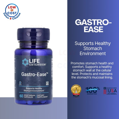 LowCostPH | Life Extension, Gastro-Ease ( Supports Healthy Stomach Environment )