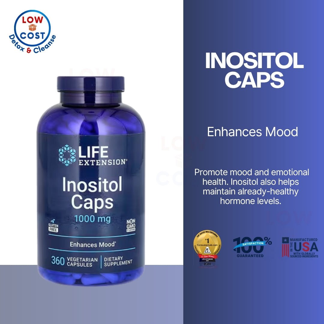 LowCostPH | Life Extension, Inositol Caps ( Supports Balanced Mood Through Neurotransmitter Signaling )