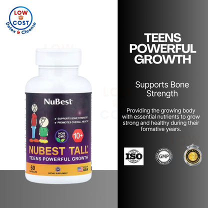 LowCost PH| NuBest Tall Support Bone Strength, Immunity Stronger Bone ,Calcium, Collagen Kid Ages 5+