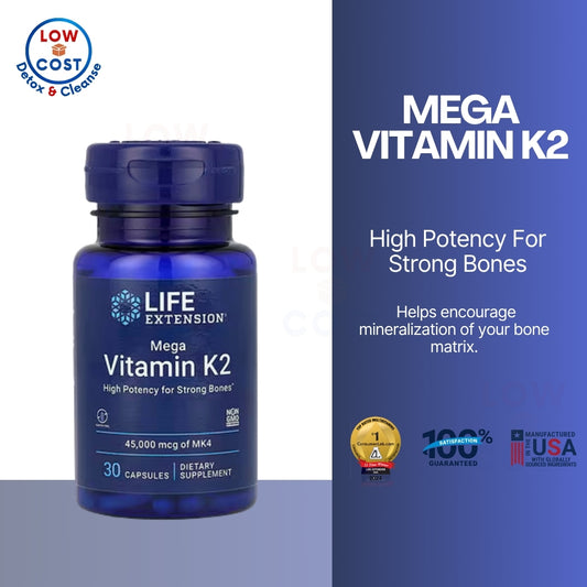 LowCostPH | Life Extension, Mega Vitamin K2 ( Promotes Healthy Bone & Supports Cardiovascular Health )