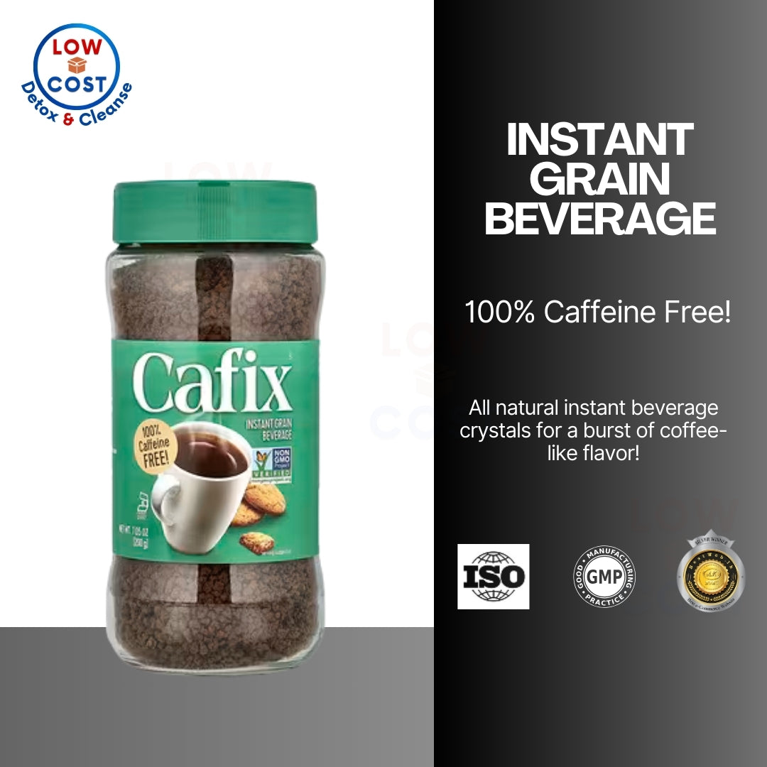 LowCostPh | Cafix Instant Beverage Crystals 200g, Rich in Antioxidants, Caffeine-Free, Low Calorie