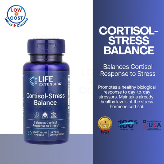 LowCostPH | Life Extension, Cortisol-Stress Balance ( Balances Cortisol Response to Stress )