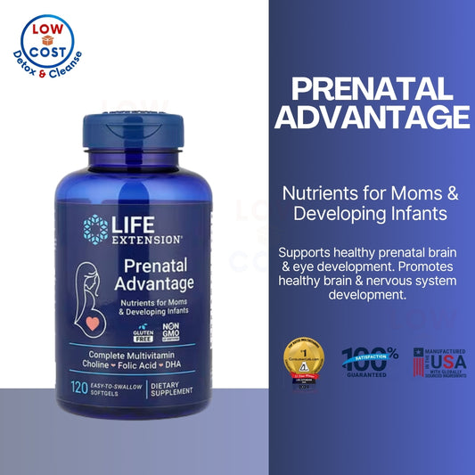 LowCostPH | Life Extension, Prenatal Advantage ( Nutrients for Moms & Developing Infants )