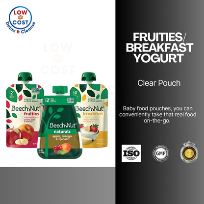 LowCostPH | Beech-Nut Naturals Breakfast with Yogurt Apple Kale Yogurt Stage 2/3, (99 g) Each