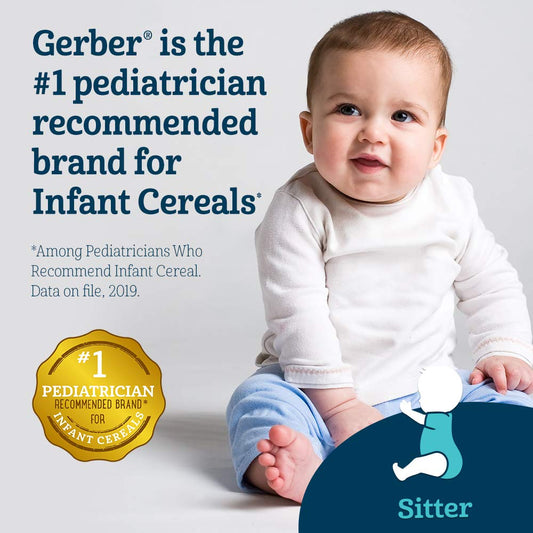 NaturalSolutions | Gerber, Cereal for Baby, Grain & Grow, 1st, 2nd Foods, Power Blend, Oatmeal, Rice