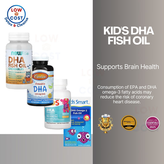 LowCostPH | NOW Foods, California Gold, Kids Smart, Carlson, Kid's DHA Fish Oil, Brain Support