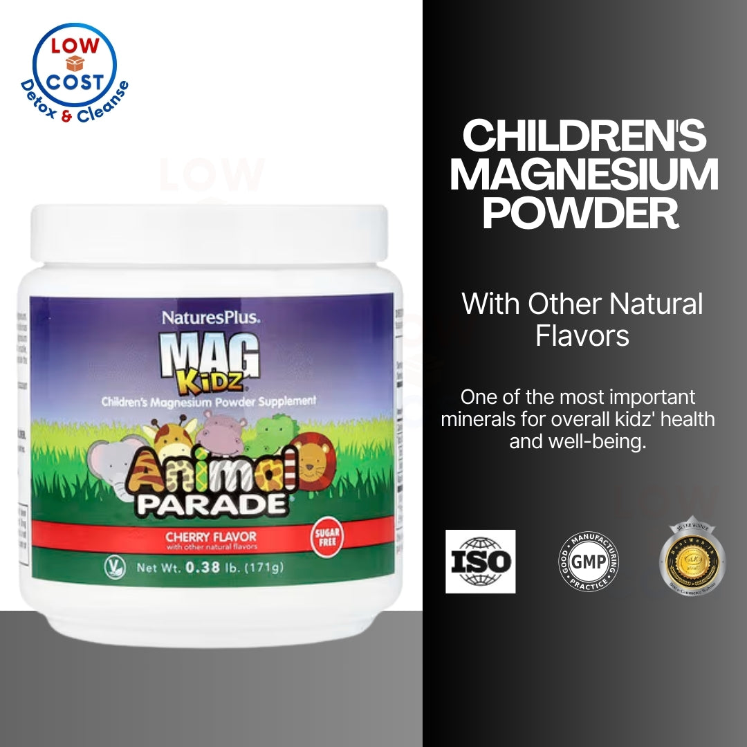 LowCostPH | NaturesPlus, MagKidz, Animal Parade, Children's Chewable Magnesium, Cherry.