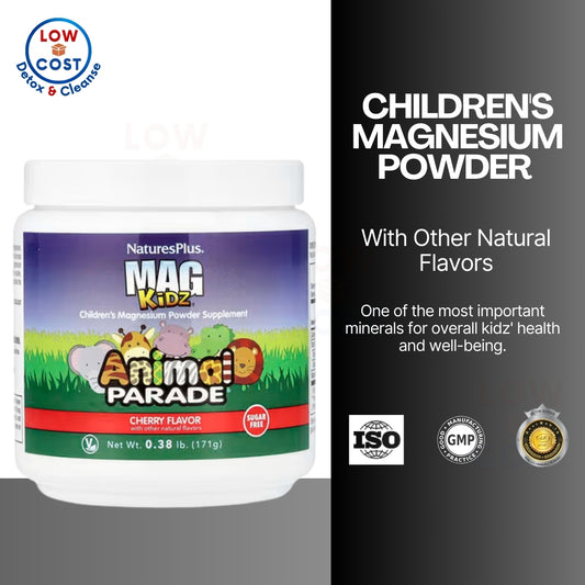 LowCostPH | NaturesPlus, MagKidz, Animal Parade, Children's Chewable Magnesium, Cherry.
