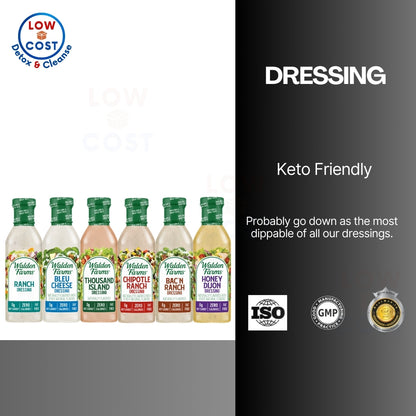 LowCostPH | Walden Farms Asian, Italian, Bleu Cheese, Caesar, Thousand Island Dressing, 12 fl oz