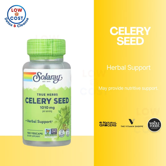 LowCostPH | Solaray, Celery Seed, 1,010 mg, 100 VegCaps (505 mg per Capsule)