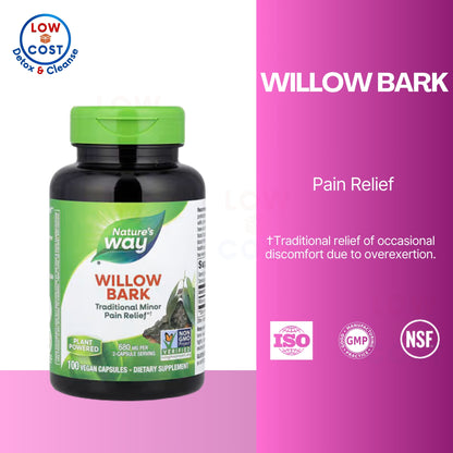LowCostPH | Nature's Way, Willow Bark ( Joint Comfort & Anti-Inflammatory Support )