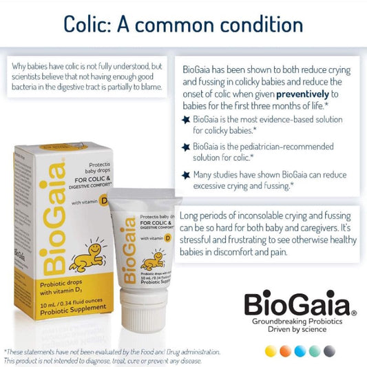 USA Onhand | BioGaia, ProTectis, Baby Drops , For Colic & Digestive Comfort with Vitamin D 10ml