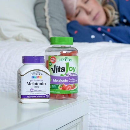 Low Cost PH | 21st Century, Quick Dissolve Melatonin, Cherry Flavor Sleep Aid For Adult.