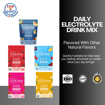 USA Onhand | Ultima Replenisher, Electrolyte Drink Mix Packets ( Great for Hydration & Digestion )