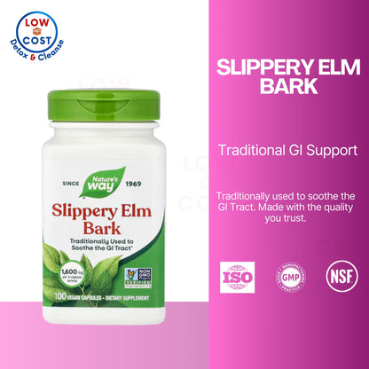 LowCostPH | Nature's Way, Slippery Elm Bark ( Traditionally Used to Soothe the GI Tract )