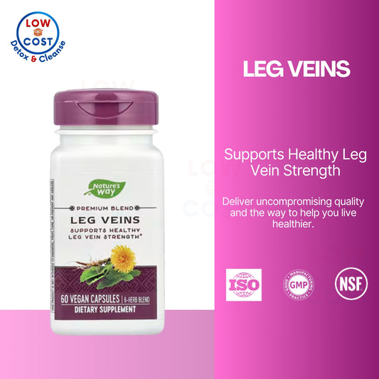 LowCostPH | Nature's Way, Premium Blend, Leg Veins (May Help Support Vein Health and Circulation )