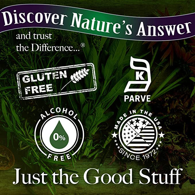 LowCostPh | Nature's Answer, Mullein Leaf, 500 mg, 90 Veg Cap | Fluid Extract, Alcohol-Free, 2,000mg