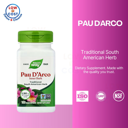 LowCostPH | Nature's Way, Pau d'Arco Inner Bark ( Natural Anti-Inflammatory & Antioxidant Effects )