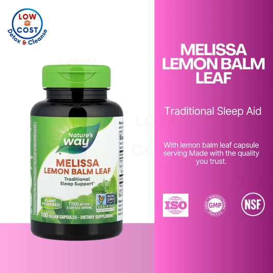 LowCostPH | Nature's Way, Melissa Lemon Balm Leaf ( Promotes Relaxation, Aids in Stress & Mood Support )