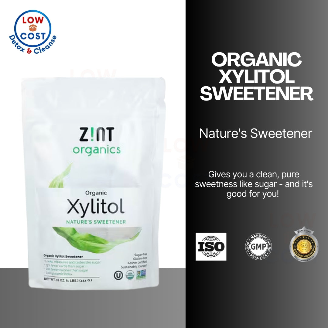 LowCostPH | Zint, Organic Xylitol, Nature's Sweetener, 16 oz (454 g)