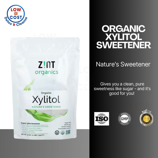 LowCostPH | Zint, Organic Xylitol, Nature's Sweetener, 16 oz (454 g)