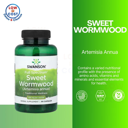 LowCost PH| Swanson, Full Spectrum Sweet Wormwood, 425 mg, 90 Capsules