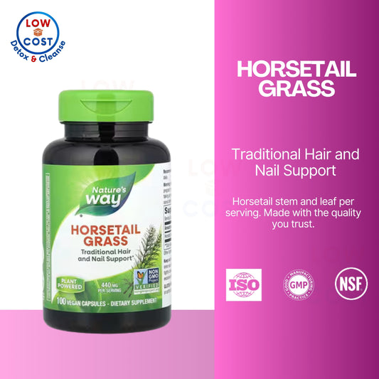 LowCostPH | Nature's Way, Horsetail Grass ( Hair, Skin & Nail Support, Bone & Connective Tissue Support )