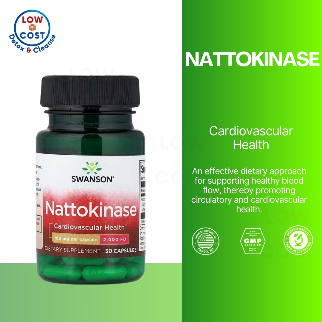 LowCost PH| Swanson, Nattokinase, 100 mg , 30 Capsules