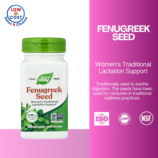 LowCostPH | Nature's Way, Fenugreek Seed ( Supports Blood Sugar Balance & Bowel Regularity )
