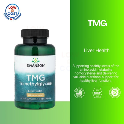 LowCost PH| Swanson, TMG Trimethylglycine, 500 mg, 90 Capsules