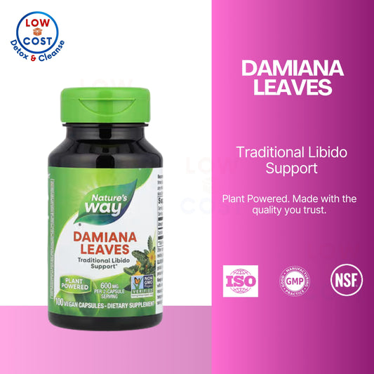 LowCostPH | Nature's Way, Damiana Leaves ( Mood, Energy Enhancement & Digestive Comfort )