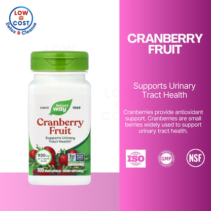 LowCostPH | Nature's Way, Cranberry Fruit ( Supports Urinary Tract Health )