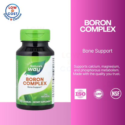 LowCostPH | Nature's Way, Boron Complex ( Supports Bone Health, Cognitive & Metabolic Support )