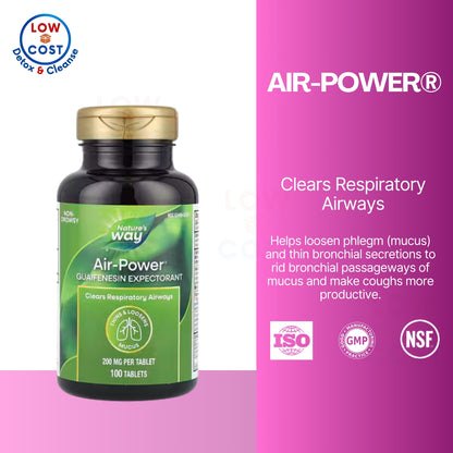 LowCostPH | Nature's Way, Air-Power®, Guaifenesin Expectorant ( Helps Loosen Phlegm )
