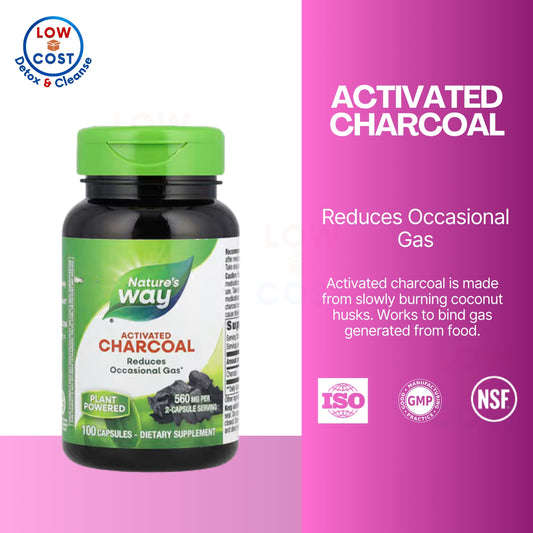 LowCostPH | Nature's Way, Activated Charcoal ( Supports Digestive Comfort & Helps Neutralize Toxins )