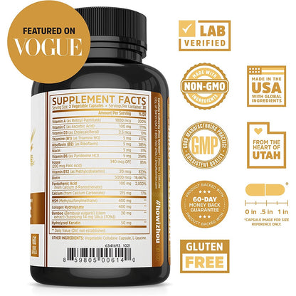 HealthilyYou | Zhou Hairfluence, NaturesPlus, Ultra Hair, For Men & Women, w/ MSM &Select Botanical