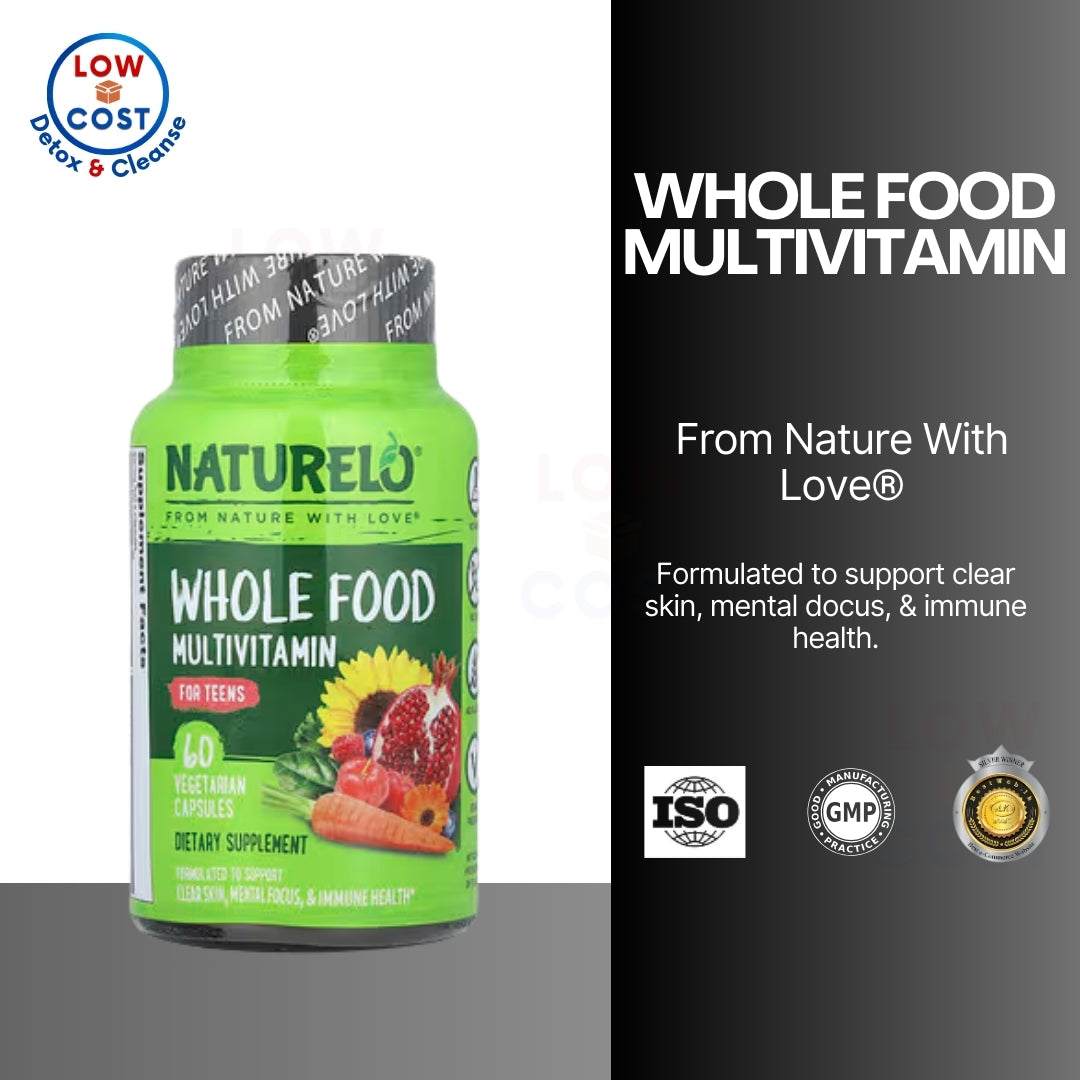 LowCostPH | NATURELO Whole Food Multivitamin for Teen Vitamin and Mineral for Teenage Boy / Girl