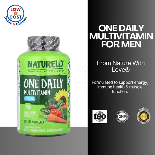 LowCostPH | NATURELO One Daily Multivitamin for Men & Women - with Vitamins & Minerals + Organic