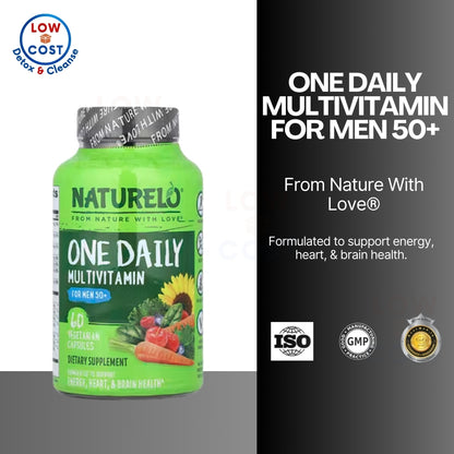 LowCostPH | NATURELO, One Daily Multivitamin For Men, 240 Vegetarian Capsules